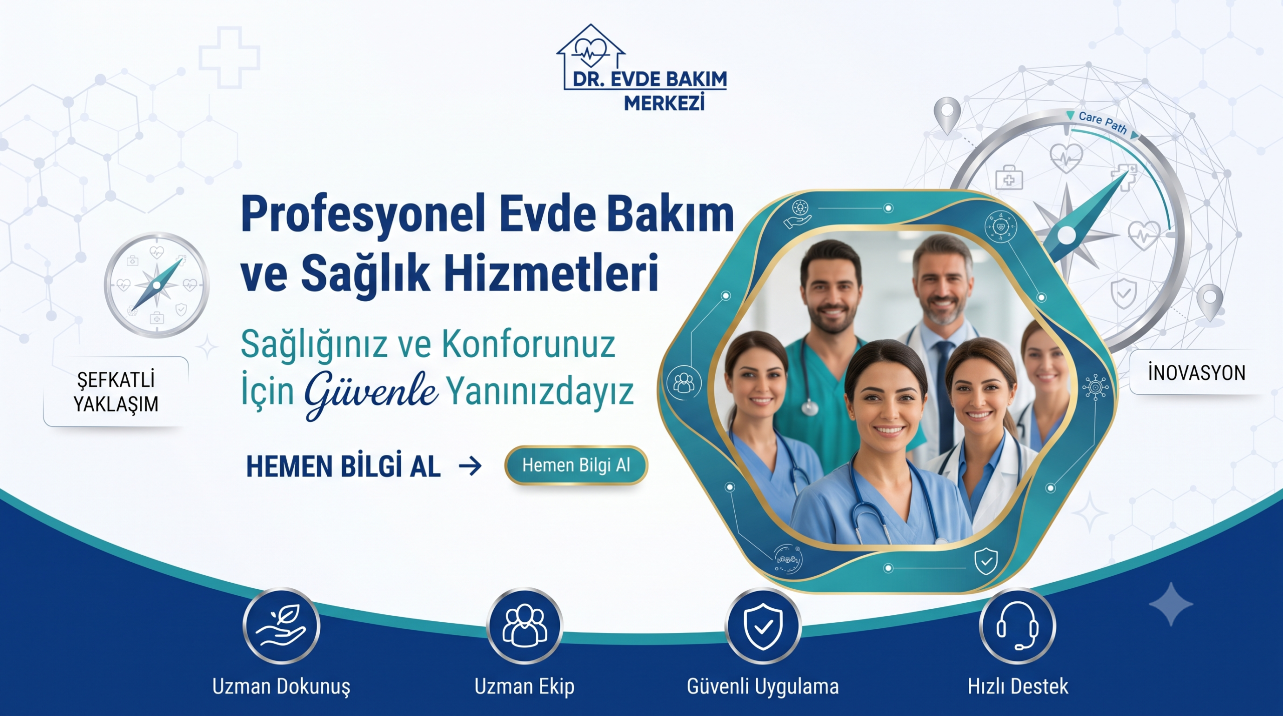 Dr. Evde Bakım Merkezi anasayfa banner görseli