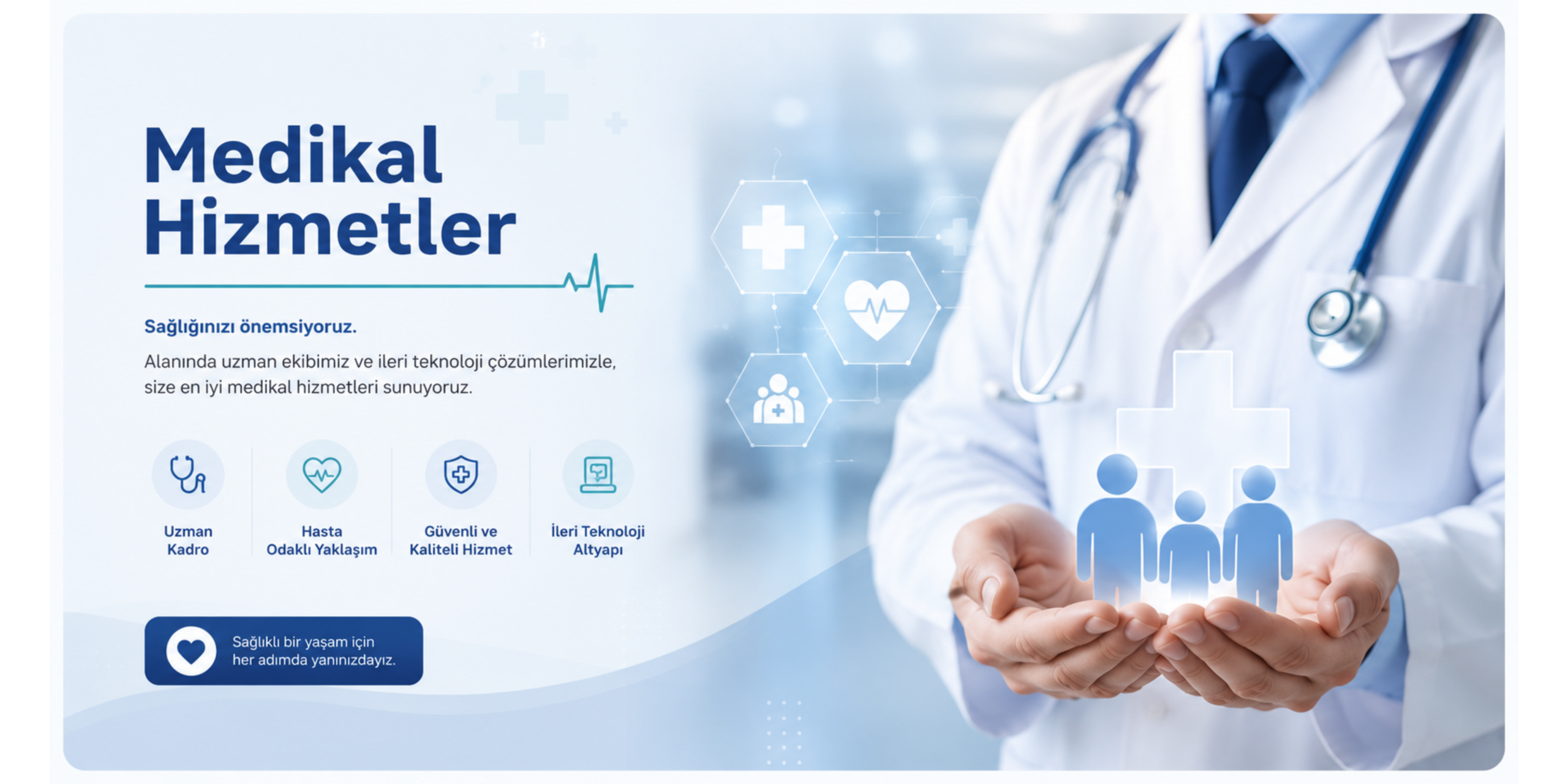 Dr. Evde Bakım Merkezi Medikal Hizmetler banner görseli