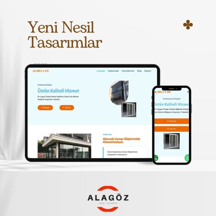 İnşaat Firması Web Sitesi Tasarımı