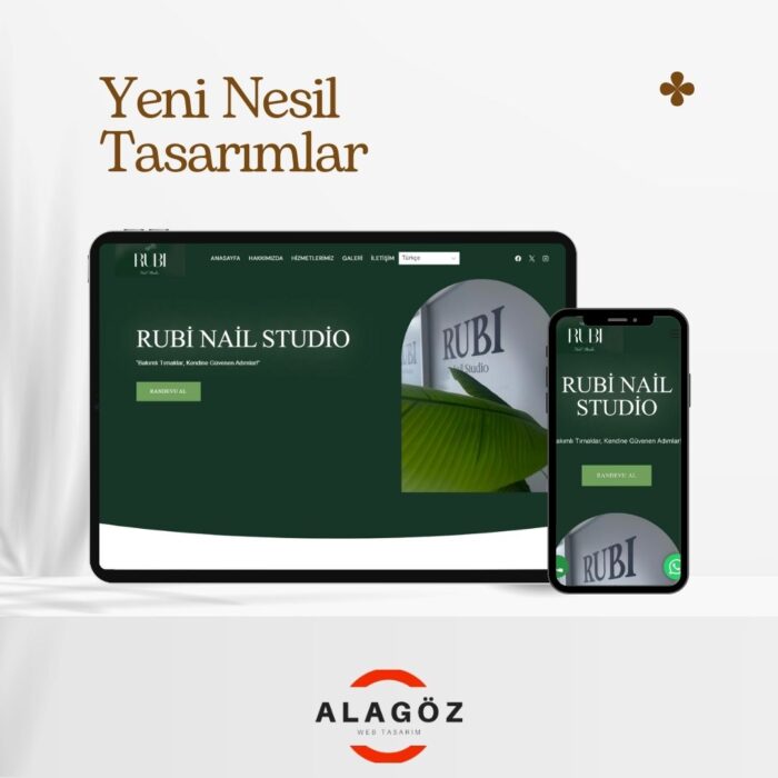 Nail Art Web Sitesi Tasarımı