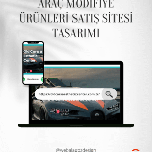 Araç Modifiye Ürünleri Satış Sitesi Tasarımı