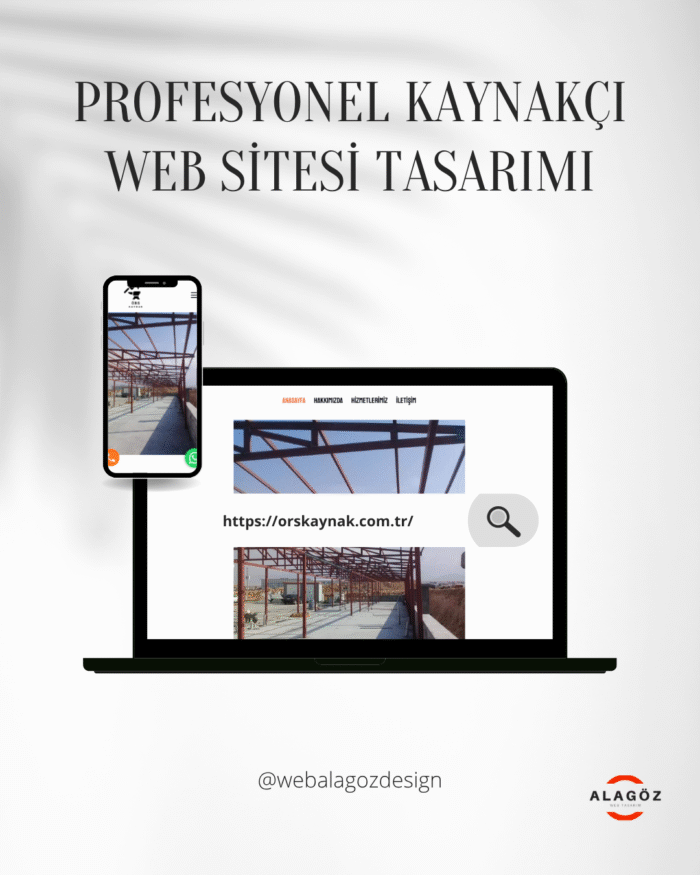 Profesyonel Kaynakçı Web Sitesi Tasarımı