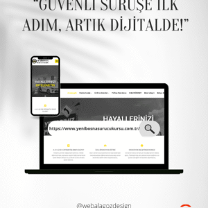Sürücü Kursu Web Sitesi Tasarımı