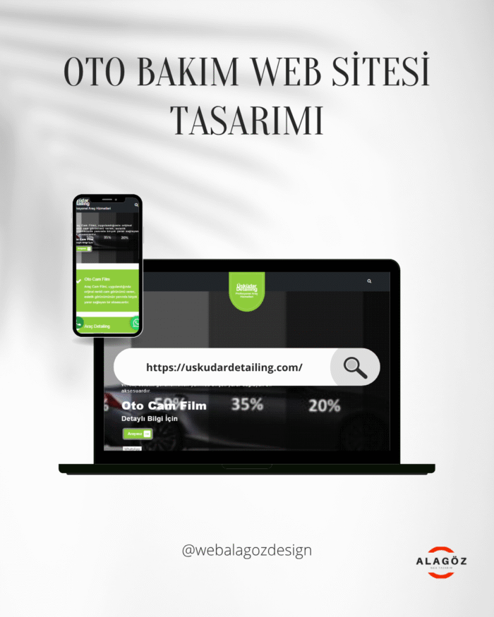 Oto Bakım Web Sitesi Tasarımı