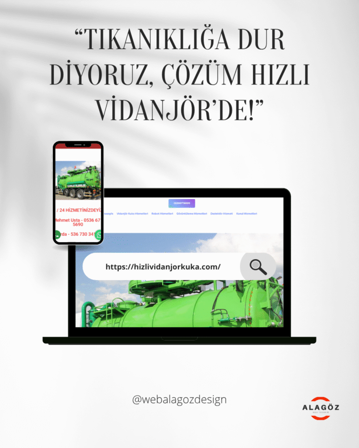Vidanjör Firması Web Sitesi