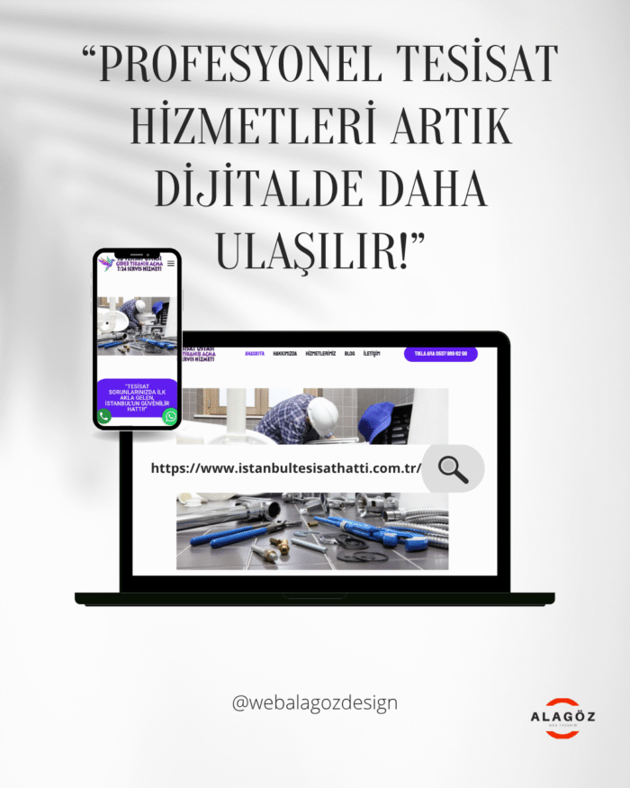 Tesisatçı Web Sitesi Tasarımı