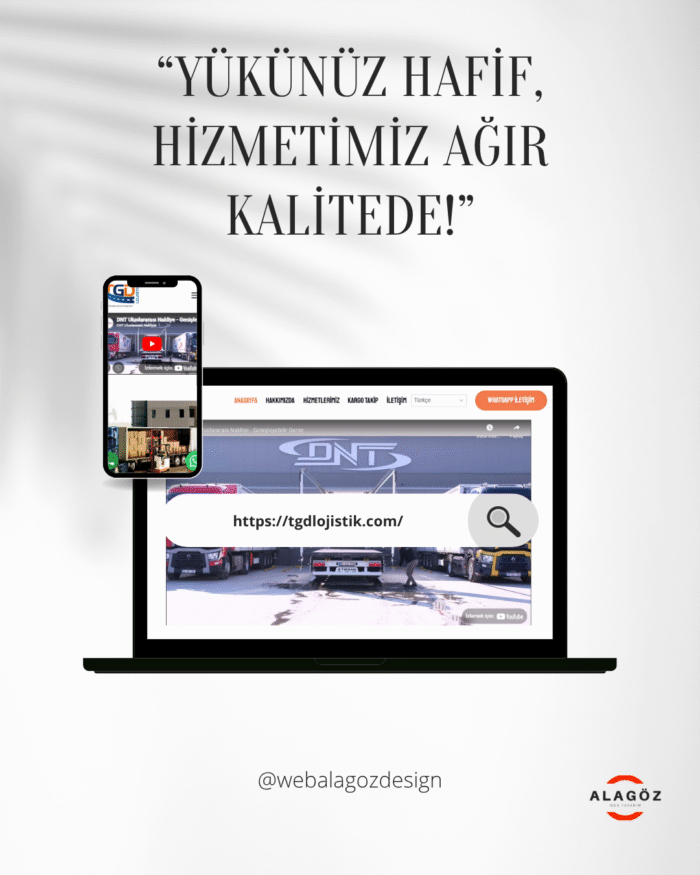 Lojistik ve Nakliye Firması Web Sitesi