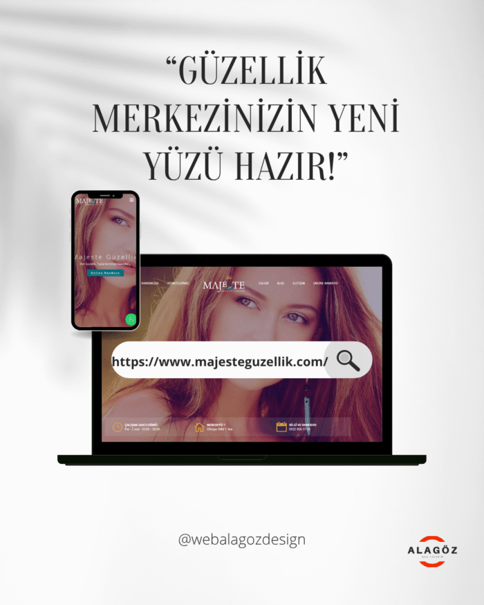 Güzellik Merkezi Web Sitesi Tasarımı