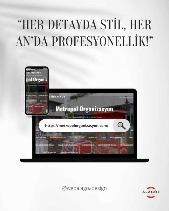 Organizasyon Firması Web Sitesi