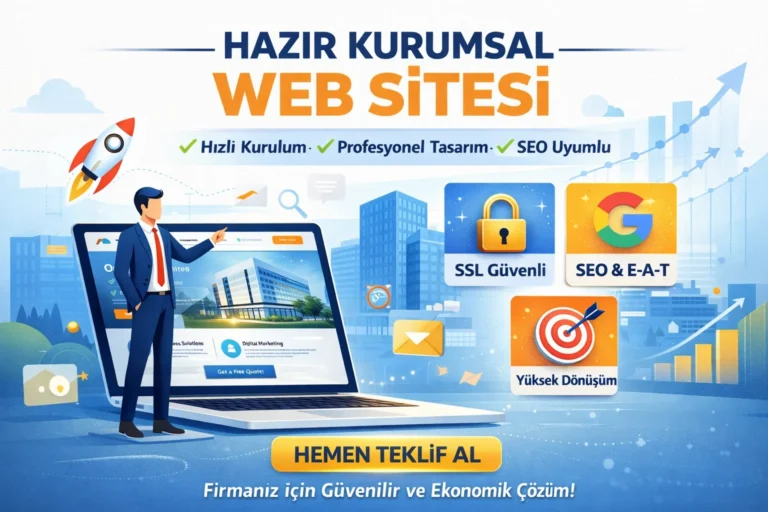 Hazır Kurumsal Web Sitesi