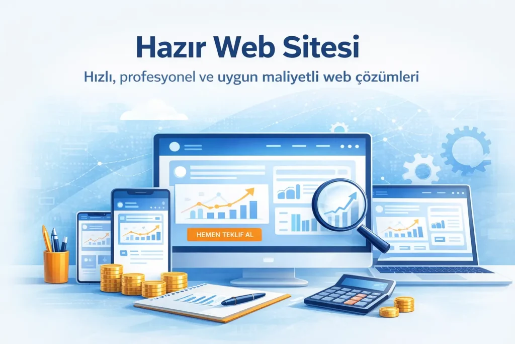 hazır web sitesi tasarımı ve seo uyumlu web sitesi örneği